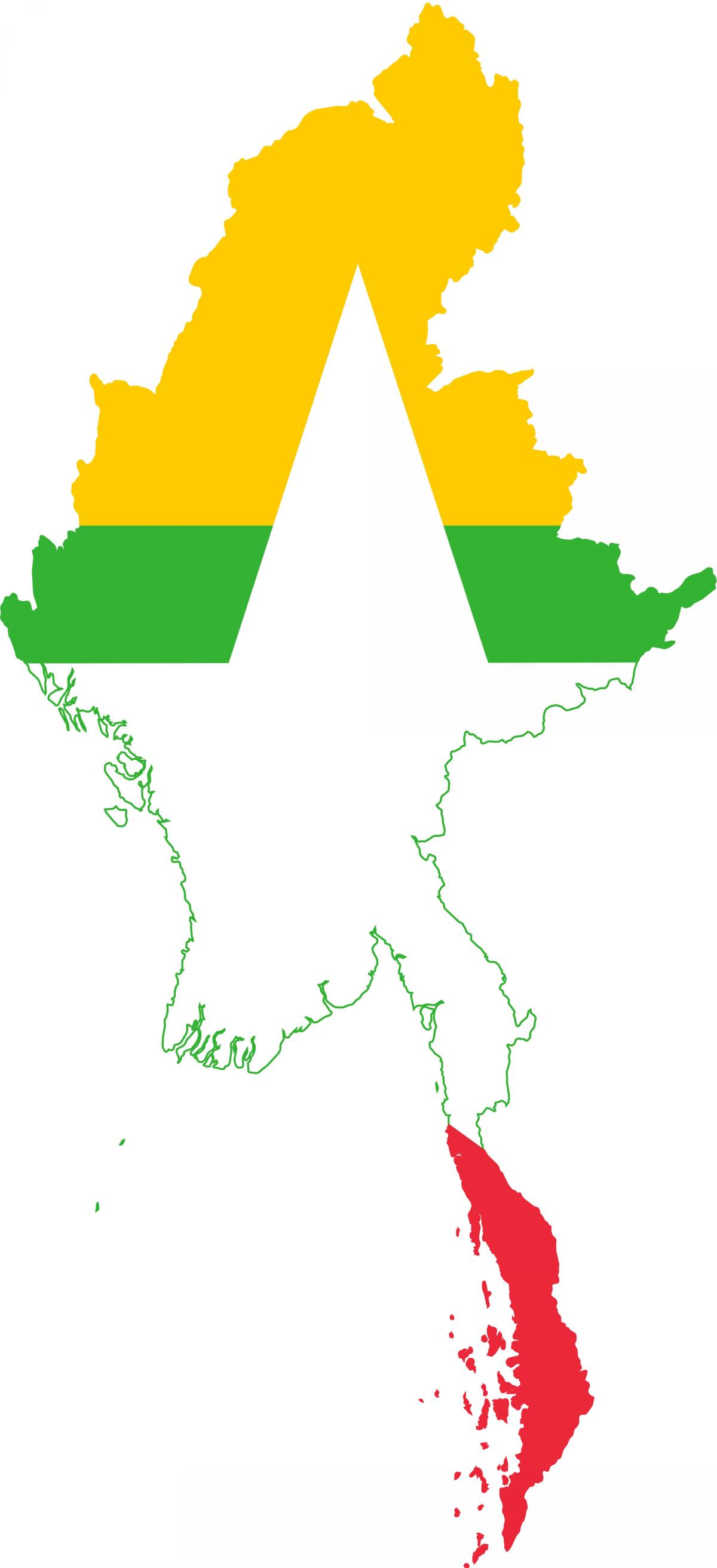 Mapa ng Myanmar logo