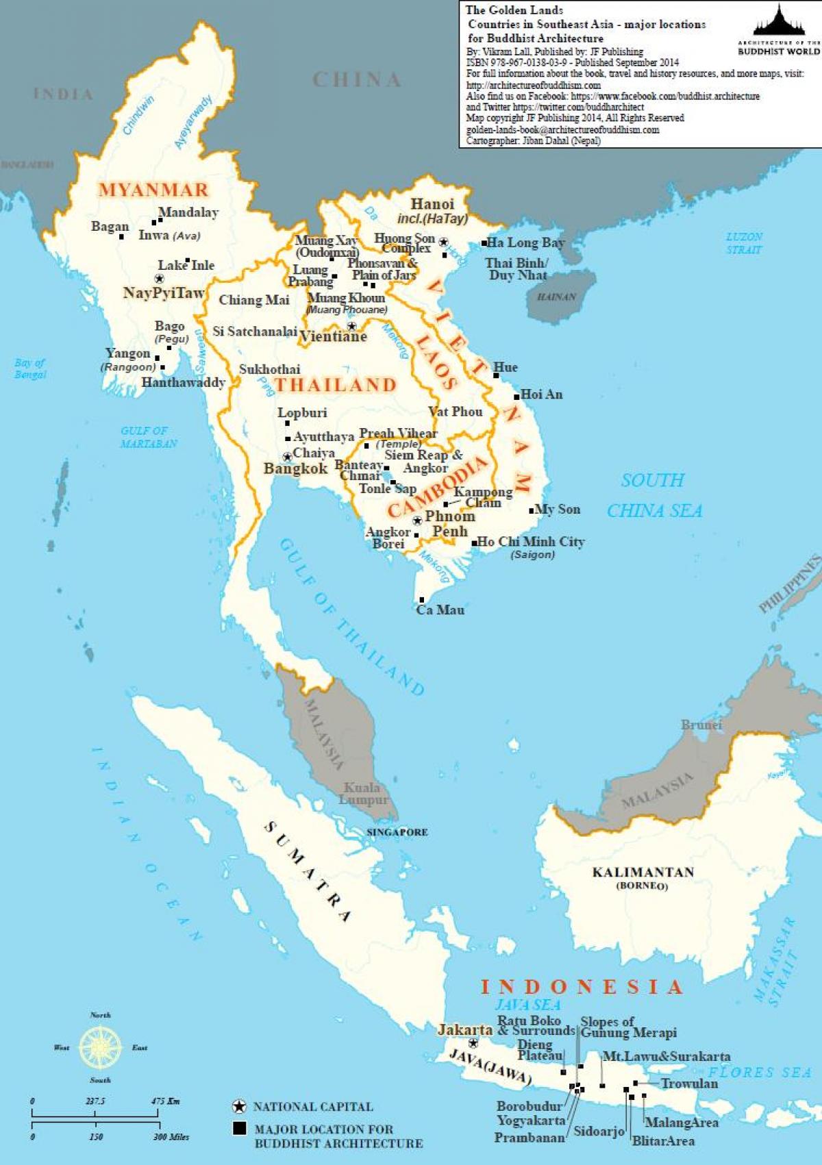 Mapa ng timog-silangang asya Myanmar