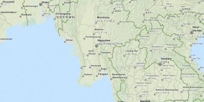 Mapa ng Gps para sa Myanmar